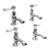 Hudson Reed Topaz Lever Basin Taps and Bath Taps - Chrome