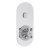 Hudson Reed White Topaz Single Outlet Push Button Shower Valve - Chrome
