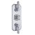 Hudson Reed Topaz Triple Concealed Shower Valve with Diverter - Chrome | Thumbnail Image