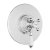 Hudson Reed Topaz Concealed Shower Valve Dual Handle - Chrome