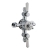 Hudson Reed Topaz Exposed Triple Handle Shower Valve - Chrome | Thumbnail Image