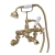 Hudson Reed Topaz Dome Wall Mounted Bath Shower Mixer Tap - Brushed Brass | Thumbnail Image