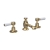 Hudson Reed Topaz Lever 3-Hole Basin Mixer Tap Deck Mounted with Pop Up Waste - Brushed Brass | Thumbnail Image