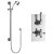 Hudson Reed Traditional Dual Concealed Shower Valve with Slide Rail Kit - Chrome