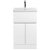Hudson Reed Urban Floor Standing Vanity Unit with Basin 3 Satin White - 500mm Wide