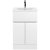 Hudson Reed Urban Floor Standing Vanity Unit with Basin 4 Satin White - 500mm Wide