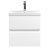 Hudson Reed Urban Wall Hung 2-Drawer Vanity Unit with Basin 1 Satin White - 500mm Wide