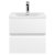 Hudson Reed Urban Wall Hung 2-Drawer Vanity Unit with Basin 4 Satin White - 500mm Wide