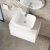 Hudson Reed Urban Wall Hung 2-Drawer Vanity Unit with Carrara Marble Worktop 600mm Wide - Satin White | Thumbnail Image