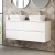 Hudson Reed Urban Wall Hung 4-Drawer Vanity Unit with Carrara Marble Worktop 1200mm Wide - Satin White | Thumbnail Image