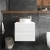 Hudson Reed Urban Wall Hung 2-Drawer Vanity Unit with Sparkling White Worktop 600mm Wide - Satin White