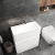 Hudson Reed Urban Floor Standing 2-Door Vanity Unit with Basin 1 Satin White - 800mm Wide