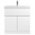 Hudson Reed Urban Floor Standing 2-Door Vanity Unit with Basin 3 Satin White - 800mm Wide | Thumbnail Image