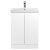 Hudson Reed Urban Floor Standing 2-Door Vanity Unit with Basin 3 Satin White - 600mm Wide