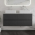 Hudson Reed Urban Wall Hung 4-Drawer Vanity Unit with Bellato Grey Worktop 1200mm Wide - Satin Anthracite | Thumbnail Image