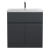 Hudson Reed Urban Floor Standing Vanity Unit with Basin 3 Satin Anthracite - 800mm Wide