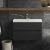 Hudson Reed Urban Wall Hung 2-Drawer Vanity Unit with Basin 3 Satin Anthracite - 800mm Wide