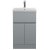 Hudson Reed Urban Floor Standing Vanity Unit with Basin 3 Satin Grey - 500mm Wide