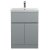 Hudson Reed Urban Floor Standing Vanity Unit with Basin 3 Satin Grey - 600mm Wide