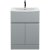 Hudson Reed Urban Floor Standing Vanity Unit with Basin 4 Satin Grey - 600mm Wide