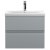 Hudson Reed Urban Wall Hung 2-Drawer Vanity Unit with Basin 1 Satin Grey - 600mm Wide