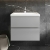 Hudson Reed Urban Wall Hung 2-Drawer Vanity Unit with Basin 3 Satin Grey - 600mm Wide