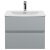 Hudson Reed Urban Wall Hung 2-Drawer Vanity Unit with Basin 4 Satin Grey - 600mm Wide
