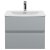 Hudson Reed Urban Wall Hung 2-Drawer Vanity Unit with Basin 4 Satin Grey - 600mm Wide