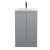 Hudson Reed Urban Floor Standing 2-Door Vanity Unit with Basin 1 Satin Grey - 500mm Wide