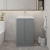 Hudson Reed Urban Floor Standing 2-Door Vanity Unit with Basin 3 Satin Grey - 500mm Wide