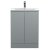 Hudson Reed Urban Floor Standing 2-Door Vanity Unit with Basin 2 Satin Grey - 600mm Wide