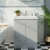 Hudson Reed Urban Floor Standing 2-Door Vanity Unit with Basin 3 Satin Grey - 600mm Wide