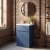 Hudson Reed Urban Floor Standing Vanity Unit with Basin 1 Satin Blue - 500mm Wide | Thumbnail Image