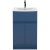 Hudson Reed Urban Floor Standing Vanity Unit with Basin 4 Satin Blue - 500mm Wide