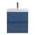 Hudson Reed Urban Wall Hung 2-Drawer Vanity Unit with Basin 3 Satin Blue - 500mm Wide