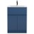 Hudson Reed Urban Floor Standing Vanity Unit with Basin 2 Satin Blue - 600mm Wide