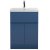 Hudson Reed Urban Floor Standing Vanity Unit with Basin 3 Satin Blue - 600mm Wide