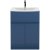 Hudson Reed Urban Floor Standing Vanity Unit with Basin 4 Satin Blue - 600mm Wide