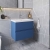 Hudson Reed Urban Wall Hung 2-Drawer Vanity Unit with Basin 4 Satin Blue - 600mm Wide