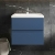Hudson Reed Urban Wall Hung 2-Drawer Vanity Unit with Basin 3 Satin Blue - 600mm Wide