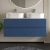 Hudson Reed Urban Wall Hung 4-Drawer Vanity Unit with Bellato Grey Worktop 1200mm Wide - Satin Blue | Thumbnail Image