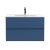 Hudson Reed Urban Wall Hung 2-Drawer Vanity Unit with Basin 2 Satin Blue - 800mm Wide
