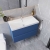 Hudson Reed Urban Wall Hung 2-Drawer Vanity Unit with Basin 3 Satin Blue - 800mm Wide