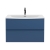 Hudson Reed Urban Wall Hung 2-Drawer Vanity Unit with Basin 4 Satin Blue - 800mm Wide