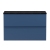 Hudson Reed Urban Wall Hung 2-Drawer Vanity Unit with Sparkling Black Worktop 800mm Wide - Satin Blue