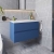 Hudson Reed Urban Wall Hung 2-Drawer Vanity Unit with Sparkling White Worktop 800mm Wide - Satin Blue | Thumbnail Image