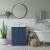 Hudson Reed Urban Floor Standing 2-Door Vanity Unit with Basin 4 Satin Blue - 600mm Wide