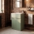 Hudson Reed Urban Floor Standing Vanity Unit with Basin 2 Satin Green - 500mm Wide | Thumbnail Image