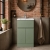 Hudson Reed Urban Floor Standing Vanity Unit with Basin 2 Satin Green - 500mm Wide | Thumbnail Image