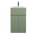 Hudson Reed Urban Floor Standing Vanity Unit with Basin 2 Satin Green - 500mm Wide